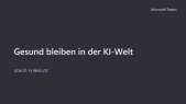 thumbnail of medium Gesund bleiben in der KI-Welt