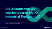 Industrial Design und UX